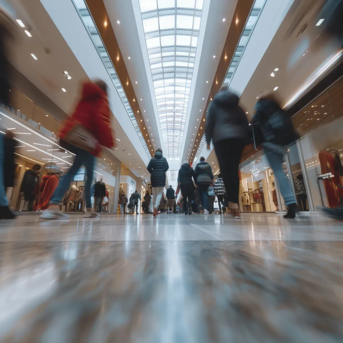 Lifestyle Scene From Ordinary Mall America
