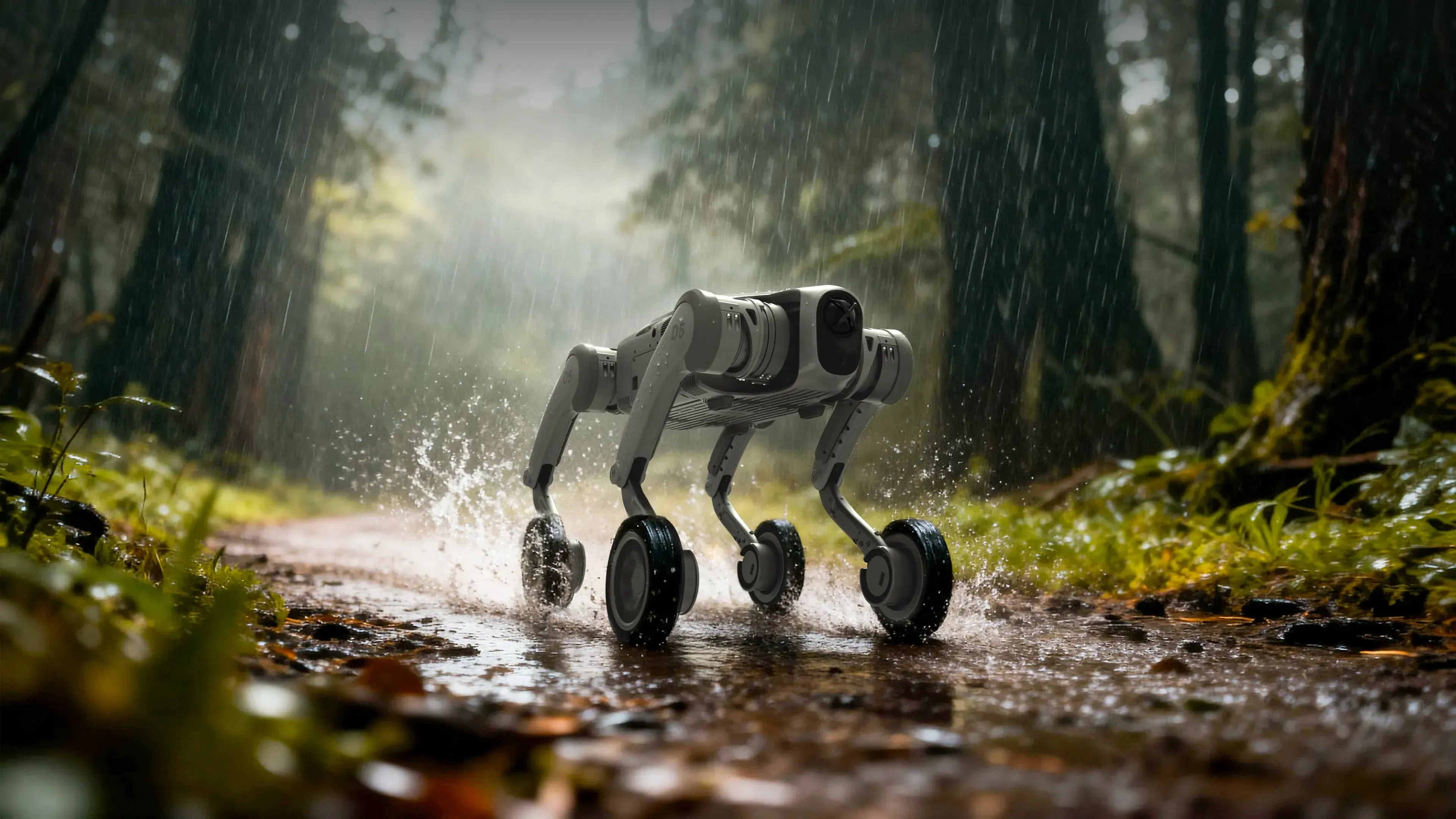 D5 工業級自主導航四足機器人主視覺